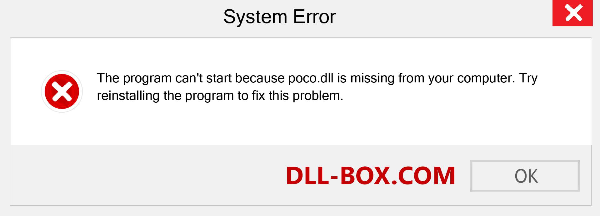  poco.dll file is missing?. Download for Windows 7, 8, 10 - Fix  poco dll Missing Error on Windows, photos, images